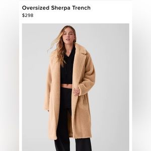 NEW - ALO SHERPA OVERSIZED TRENCH COAT #alo #sherpa #falljacket #alojacket
